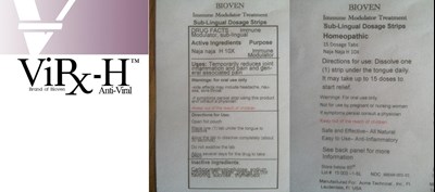 label image - ViRx H label